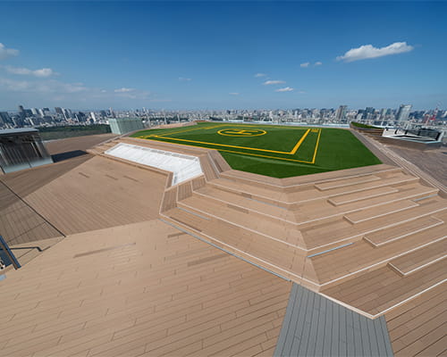 写真：Rooftop Viewing Space 